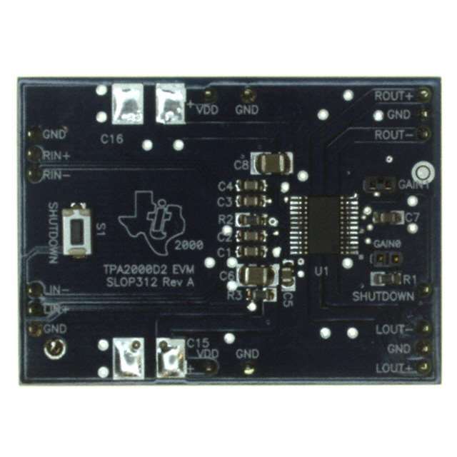 TPA2000D2EVM (Аудиоусилители TI)