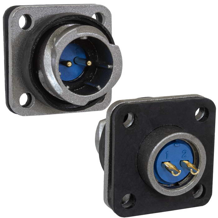 Разъём быстроразъёмный RUICHI FQ14-2pin ZJ, 2-х контактный
