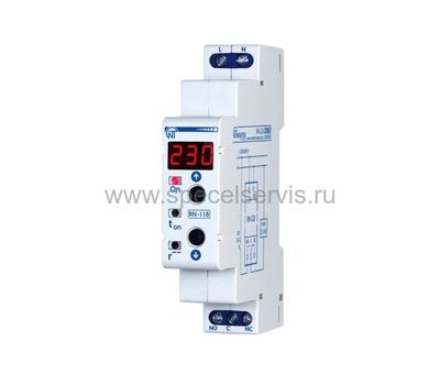 Однофазное реле напряжения РН-118 (Новатек-Электро 3425600118)
