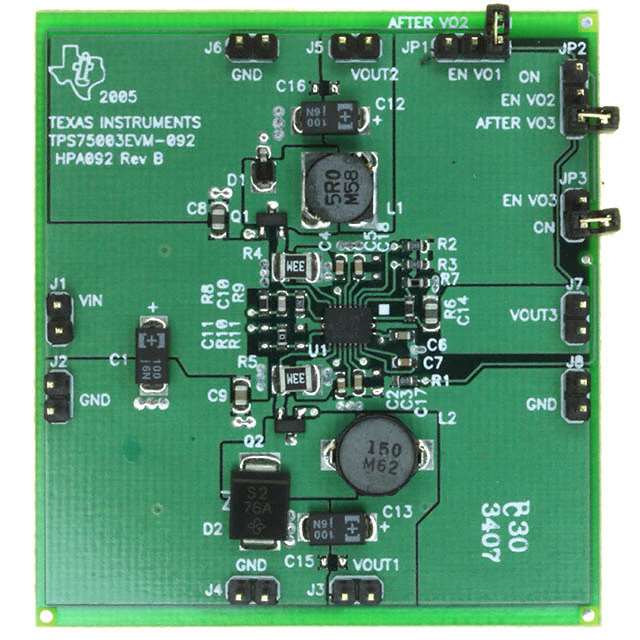 TPS75003EVM-092 (Импульсные источники питания TI)
