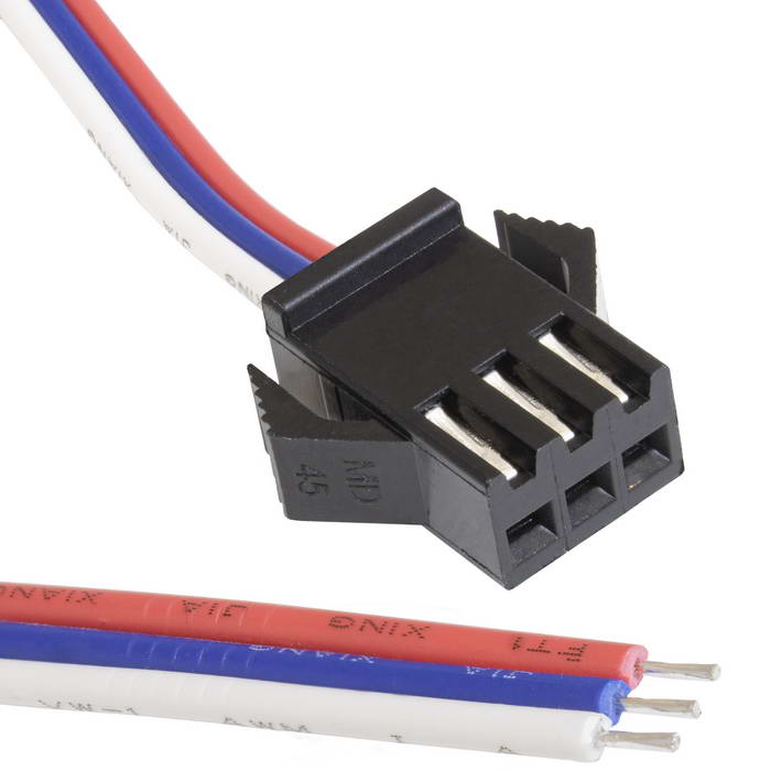 Межплатный кабель питания (гнездо) RUICHI SM-коннектор, 3Pх150 мм, 22AWG, с шагом 2,5 мм.