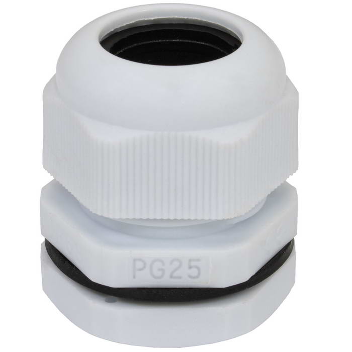 Кабельный ввод RUICHI PG25 (15-22) Серый, полипропилен