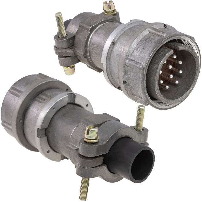 Разъём RUICHI RM24-10-TJ-S-D кабельная прямая неэкранированная вилка (аналог 2рмдт24)