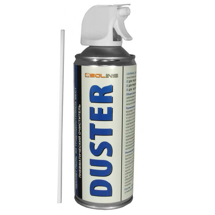 Пневматический очиститель высокого давления DUSTER, SOLINS, 400мл, аэрозольный баллон