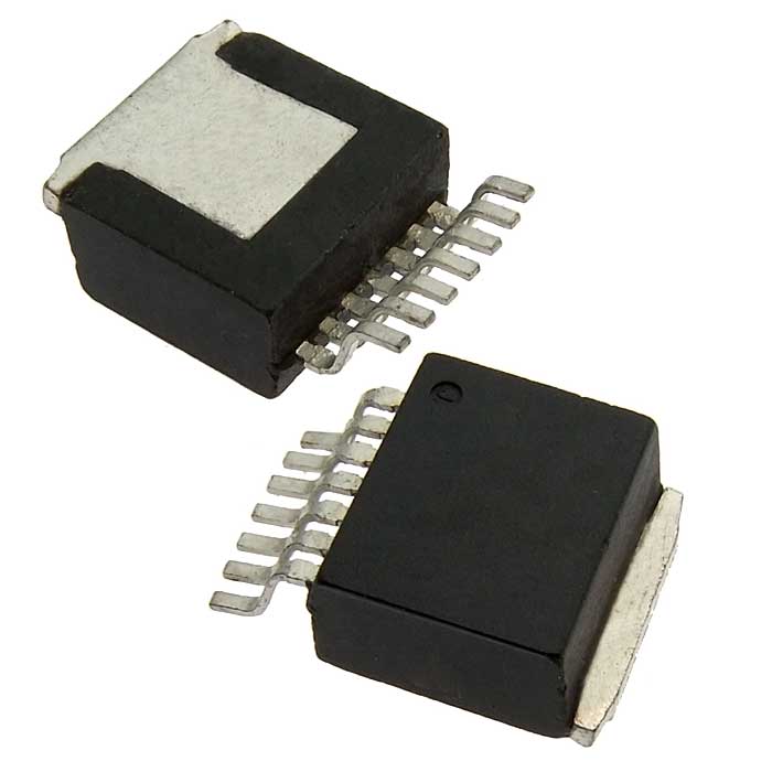 LM2676SX-ADJ/NOPB, Понижающий регулятор напряжения Texas Instruments, 1.2В ... 37В, 3A, SIMPLE SWITCHER, корпус TO-263-7