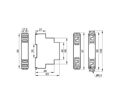 Реле РКН-3-17-15 AC230В/AC400В УХЛ4 (Меандр 4640016933976)
