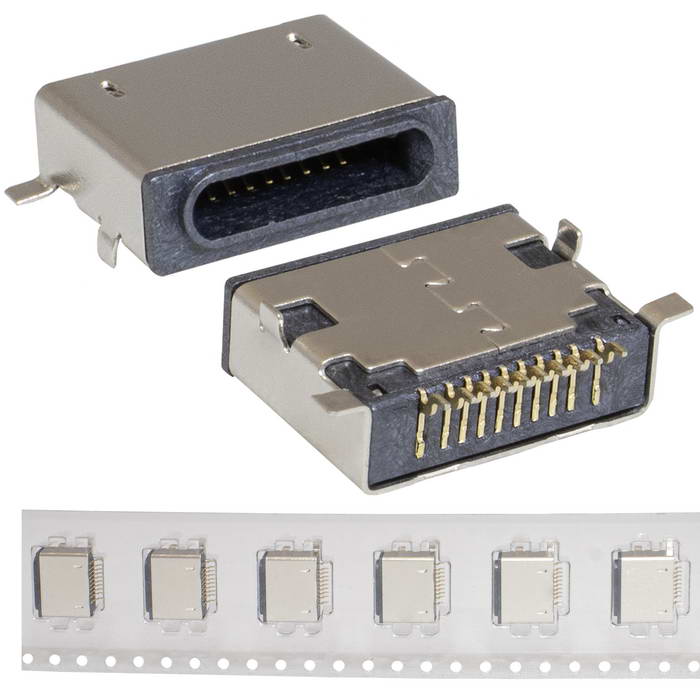 Разъем RUICHI USB3.1 TYPE-C 10PF-075 10 контактов