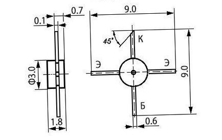 Транзистор 2Т671А-2 (200*г)