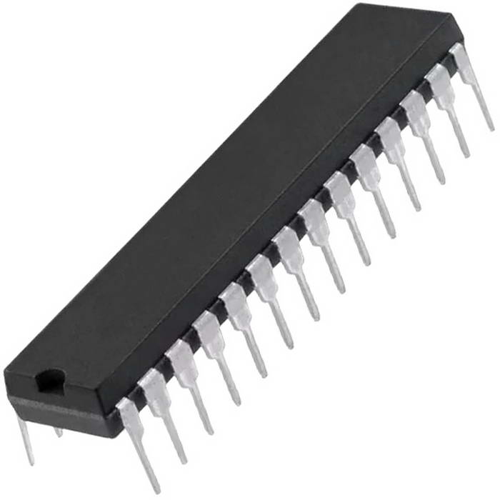 PIC18F25K22-I/SP, Микроконтроллер Microchip, 8-бит, 64 МГц, 32(16K x 16)кБ Флэш-память, корпус DIP-28 (0.300", 7.62mm)