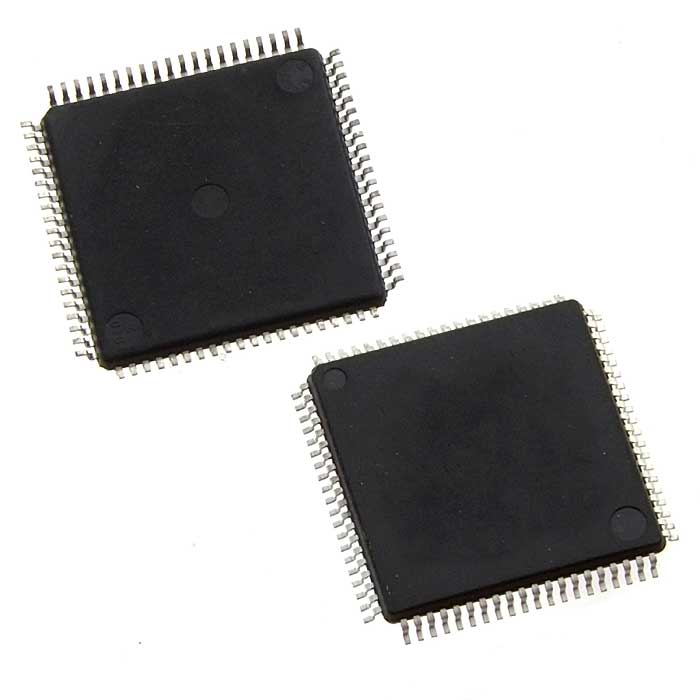 LPC1758FBD80,551, Микроконтроллер NXP 32-бит ядро ARM Cortex-M3, 100 МГц, 512кБ Flash, 64кБ ОЗУ, 6кан12разр.АЦП,10разр.ЦАП, USB2.0, Ethernet, 2xCAN, 4xUART, SPI, I2C, 3-ф ШИМ, 8канПДП, RTC, корпус LQFP-80