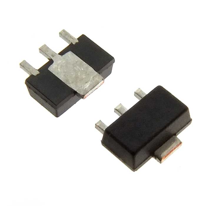 LD2981ABU33TR, Линейный регулятор напряжения ST Microelectronics положительной полярности, 3.3 В, 0.1 А, корпус SOT-89-3