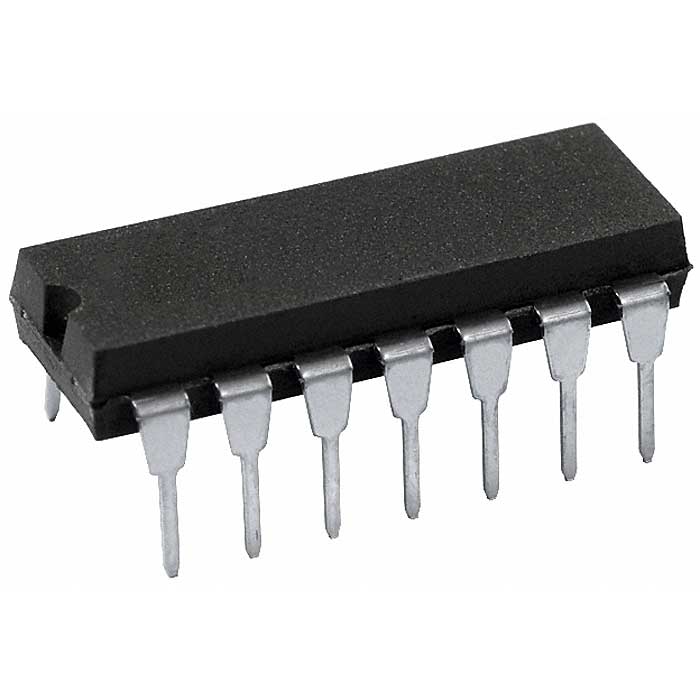 IR2110PBF, Драйвер ключей нижнего и верхнего уровней Infineon Technologies, 500В, 2А, корпус DIP-14