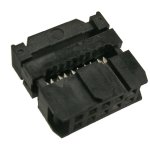 Разъём IDC-10F RUICHI, 10 контактов