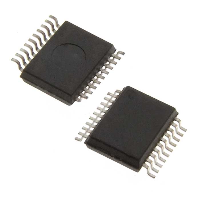 ADS1255IDBR, аналого-цифровой преобразователь Texas Instruments с низким шумом, 24 бит, 2-х канальный, сигма-дельта, корпус SSOP-20