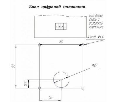 Блок индикации