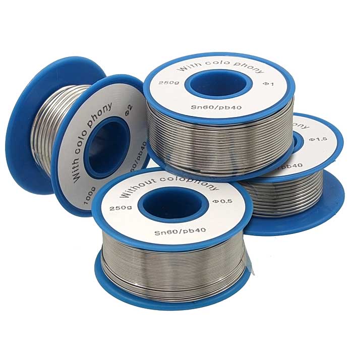 Припой RUICHI Sn60/Pb40 d1.0 мм 250g flux, катушка