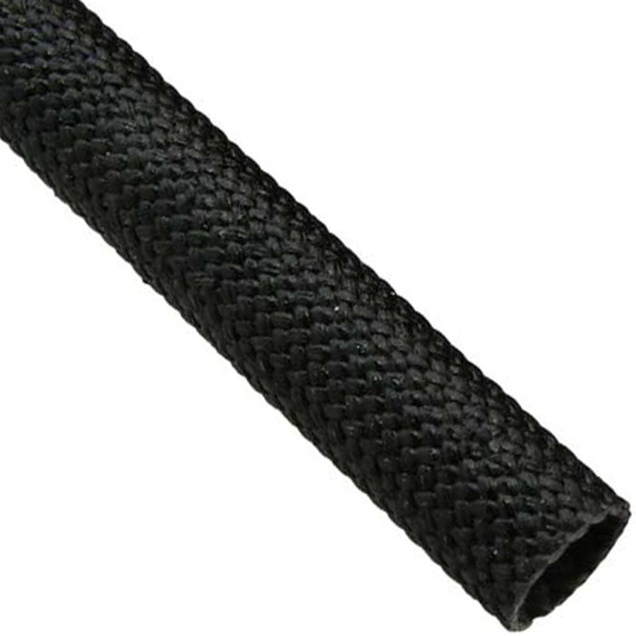 Силиконовая трубка RUICHI ТКСП Ф6.0 чёрная 1200V, армированная