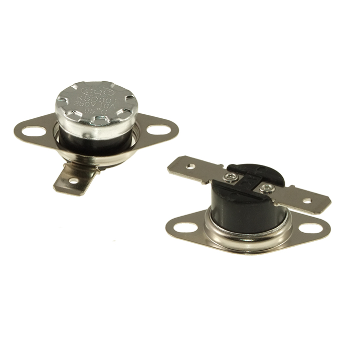Термостат биметаллический RUICHI KSD301, 90 °C, 10 A, SPST NC