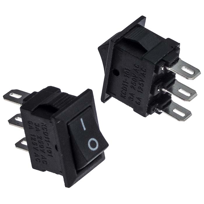 Клавишный переключатель RUICHI KCD5-101-C3-B/3P, ON-OFF