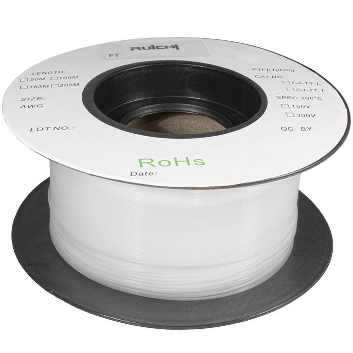 Фторопластовая трубка RUICHI, 0.66x0.15x305 м, белая