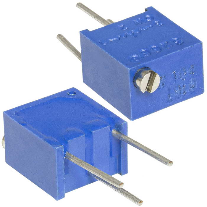 Подстроечный резистор RUICHI 3266W 2M, 15 оборотов