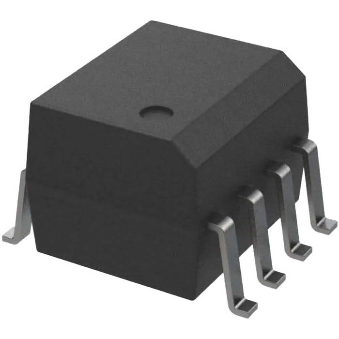 MOCD217R2M, Оптопара ON Semiconductor транзисторная двухканальная, 2.5кВ /30В, 0.15A, CTR=100%, 0.24Вт, -40...+100°C, корпус SOIC-8