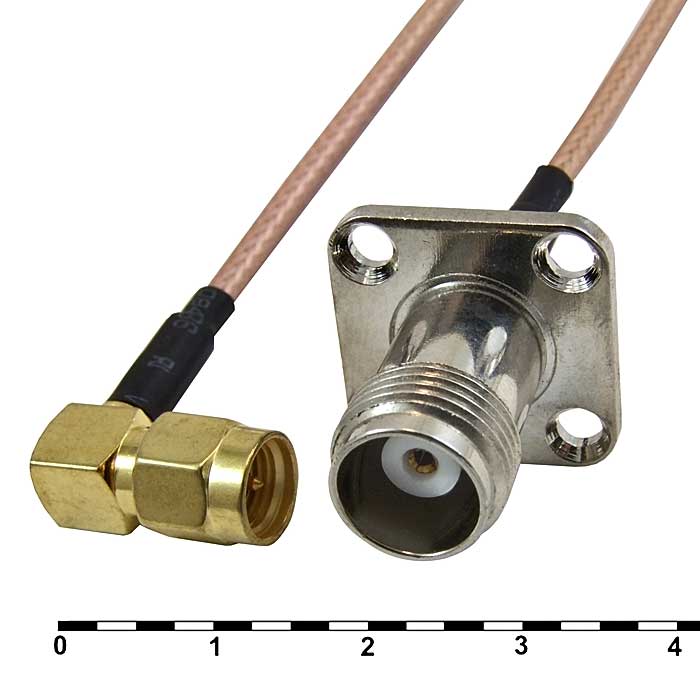 Разъем TNC-KF3Y/SMA-JW3-RG316-30
