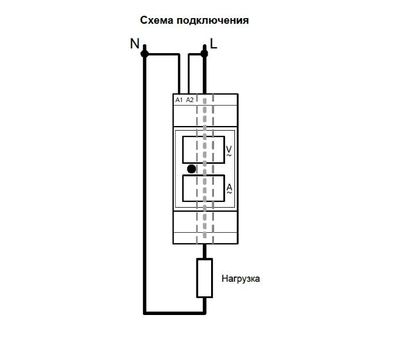 Вольтметр/Амперметр ВАР-М01-083 AC20-450В УХЛ4 (Меандр 4680019912127)