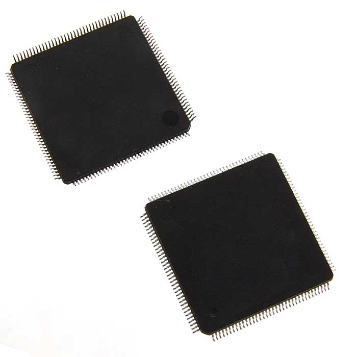 TMS320LF2407APGEA, Цифровой сигнальный процессор Texas Instruments, серия C2000™C24x 16-Bit, 40МГц, 5(5Kx8)кБ RAM, 64(32Kx16)кБ Flash Memory, корпус LQFP-144