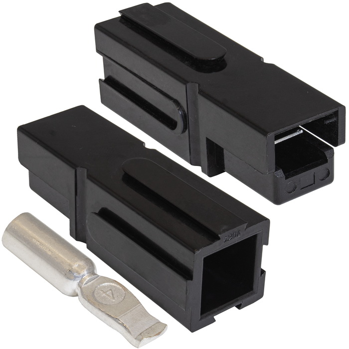 Силовой разъем RUICHI SP-30-B, 30 А, 600 В, -20...+150 °C, корпус PC UL94 V-0 черный