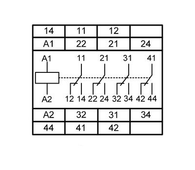 Реле промежуточное МРП-4-1 ACDC48В УХЛ4 (Меандр 4640016938070)