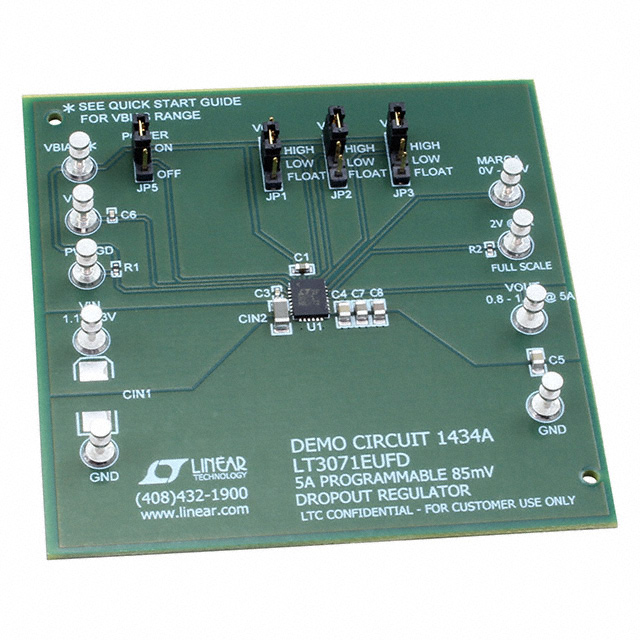 DC1434A (Линейные стабилизаторы напряжения ADI)