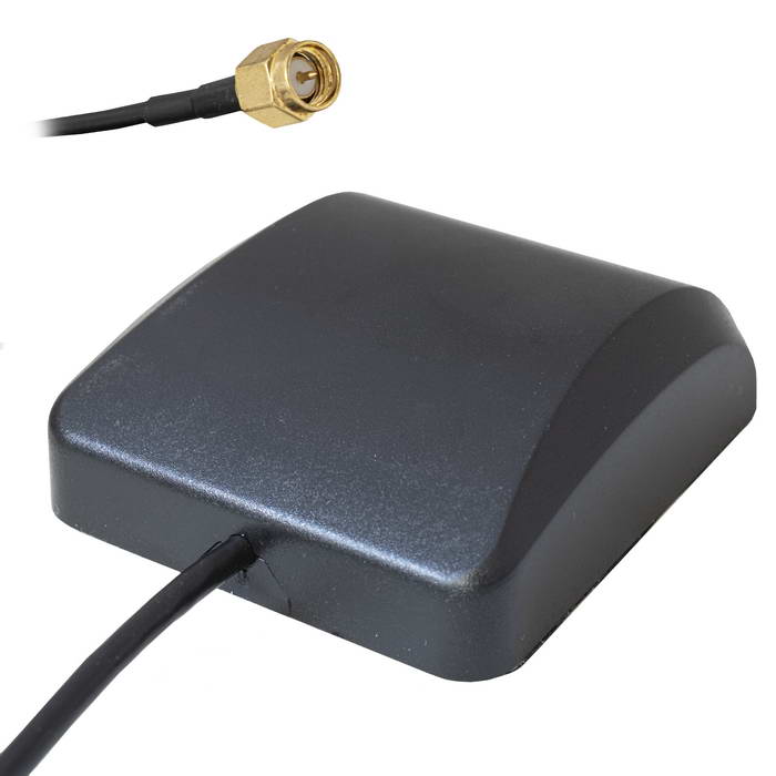 Антенна GPS RUICHI, GPS/GLONASS, G2-1, разъём SMA-male, 5 м