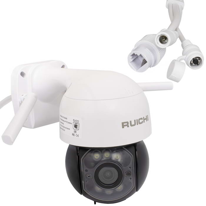Поворотная камера видеонаблюдения IP 3Мп RUICHI RU-STA30HD с Wi-Fi, PoE.