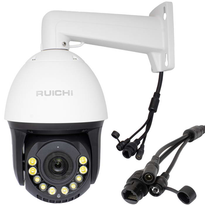 Поворотная камера видеонаблюдения IP 5Мп RUICHI RU-CMV20X50HD с 20-x оптическим зумом, поворотная, PoE