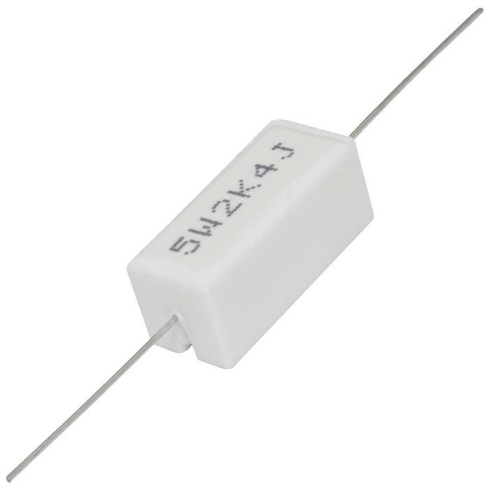 Мощный постоянный резистор XIN HUA RX27-1 2.4 кОм 5W 5% / SQP5, керамо-цементный корпус
