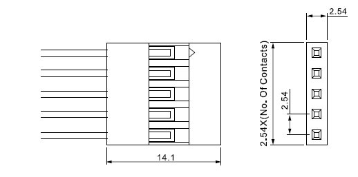 L-KLS1-540A-1X02-H (Разъёмы на провод KLS)