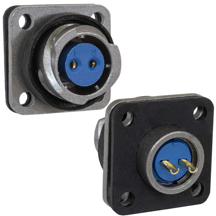 Разъём быстроразъёмный RUICHI FQ14-2pin ZK, 2-х контактный