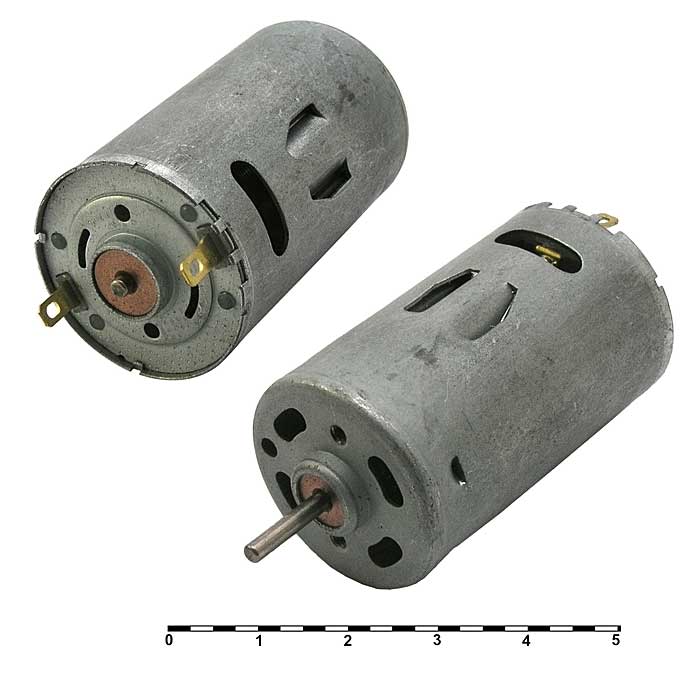 Коллекторный электродвигатель постоянного тока RUICHI R390-5030 7.2V, 27.3 Вт