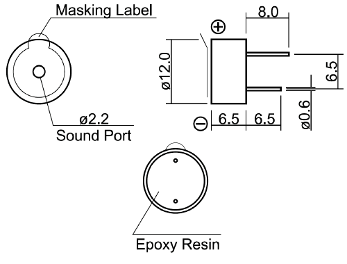 HCM1205F (Звукоизлучатели JLW)