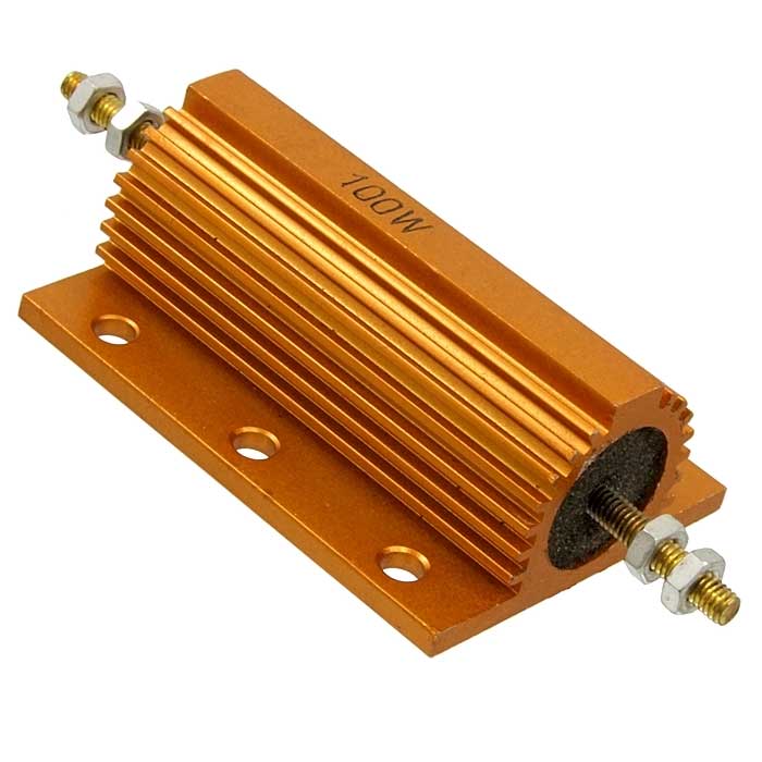 Мощный постоянный резистор RUICHI RX24 100W 5% 30R, алюминиевый корпус