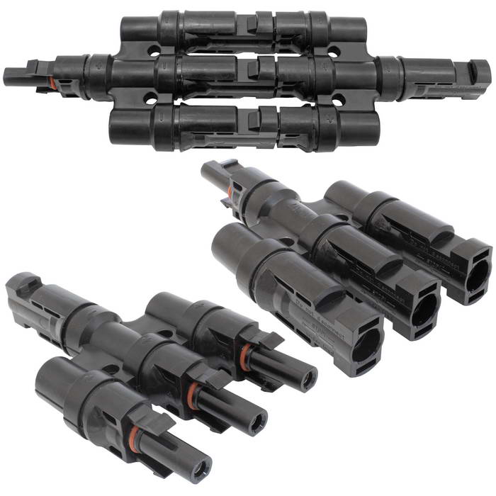 Коннектор для солнечных батарей RUICHI DF-2601A-3P (MC4Y AB), универсальный