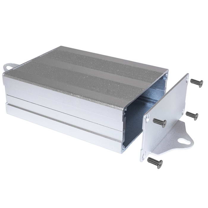 Корпус для РЭА приборный из алюминиевого профиля ZTM-ELECTRO Z35B-18MF, 100x76x35мм