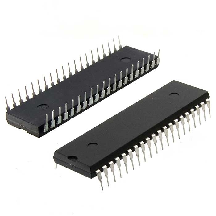 AT89S52-24PU,микроконтроллер Microchip, 8-бит, серия 89S, 24 МГц, 8 Кб флэш-память, 256 Байт ОЗУ, корпус DIP-40