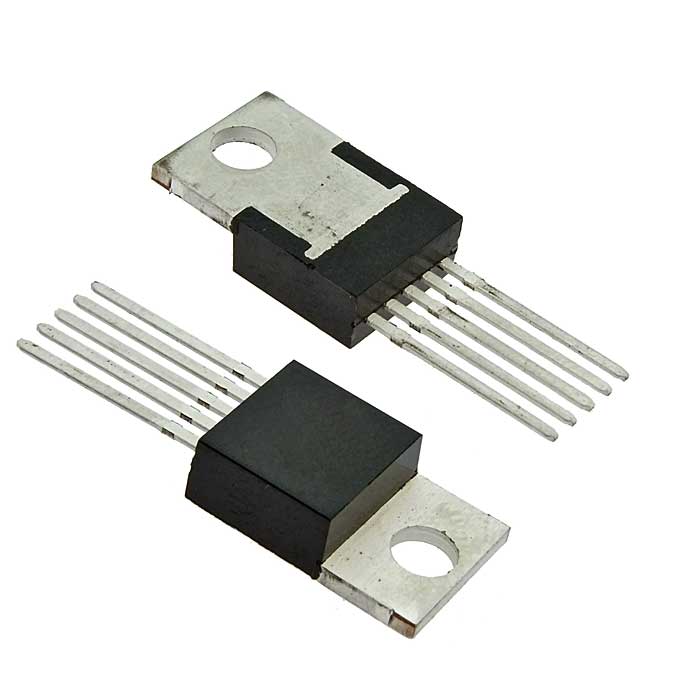 LM2576HVT-ADJ/NOPB, Понижающий регулятор напряжения Texas Instruments, 3А, корпус TO-220-5