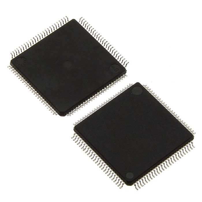 LPC1768FBD100,551, Микроконтроллер NXP, Cortex-M3, 100 МГц, 512кБ Flash, 64кБ ОЗУ, 6кан12разр.АЦП,10разр.ЦАП, USB2.0, Ethernet, 2xCAN, 4xUART, SPI, I2C, 3-ф ШИМ, 8канПДП, RTC, корпус LQFP-100