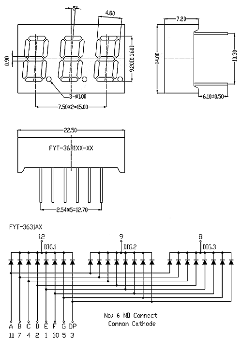 FYT-3631AUHR-21 (LED-индикаторы FORYARD)