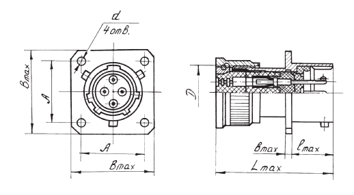 Разъем СНЦ23-41/30Р-1А-В