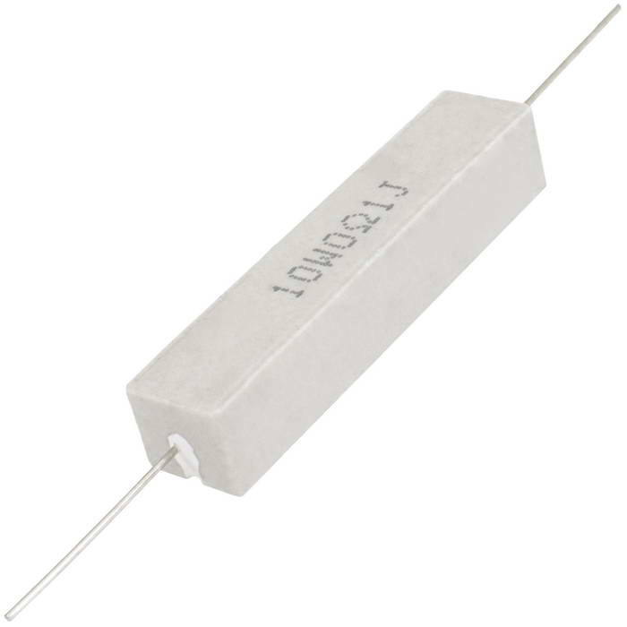Мощный постоянный резистор RUICHI RX27-1 0.1 Ом 10W 5% / SQP10, керамо-цементный корпус