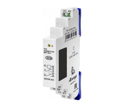 Реле промежуточное МРП-2М-1 AC230В УХЛ4 (Меандр 4680626990556)